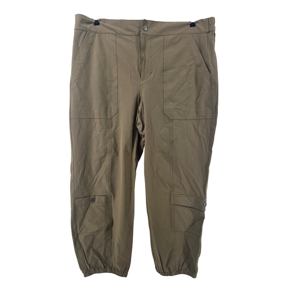 CAbi Olive Green Track Pants Joggers